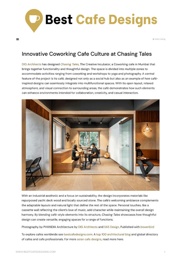 Best Cafe Design 2024