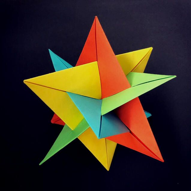 Kusudama 3D star Kusudama 3D star